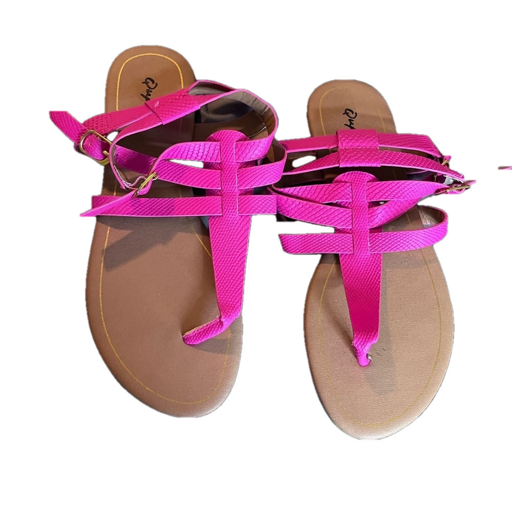 PINK STRAP SANDALS NEVER BEEN WORN